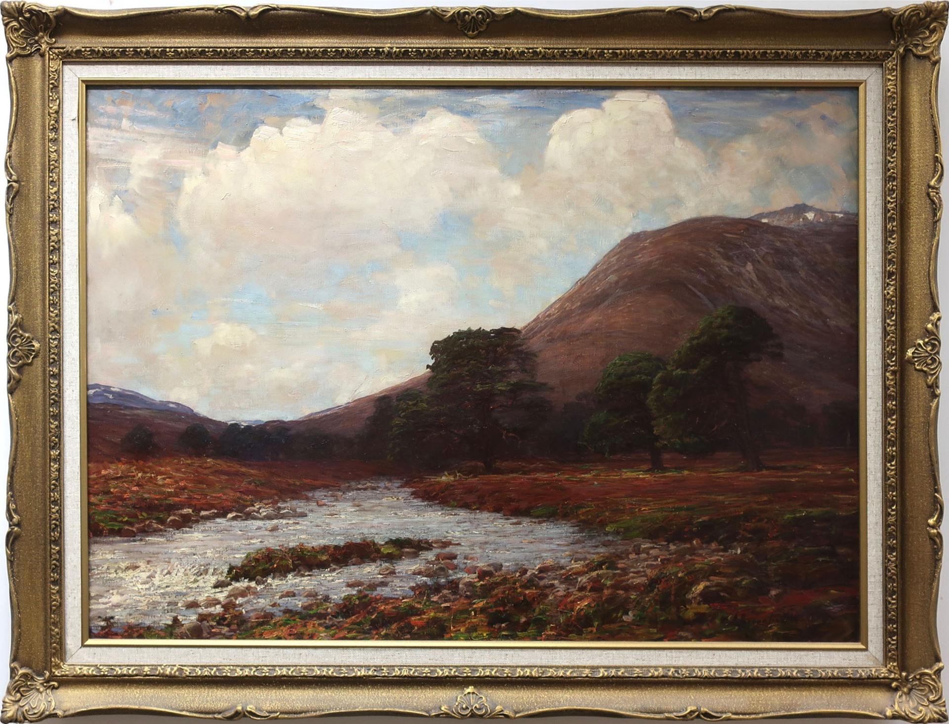 Alexander Brownlie Docharty (1862-1940) - A Highland River Study