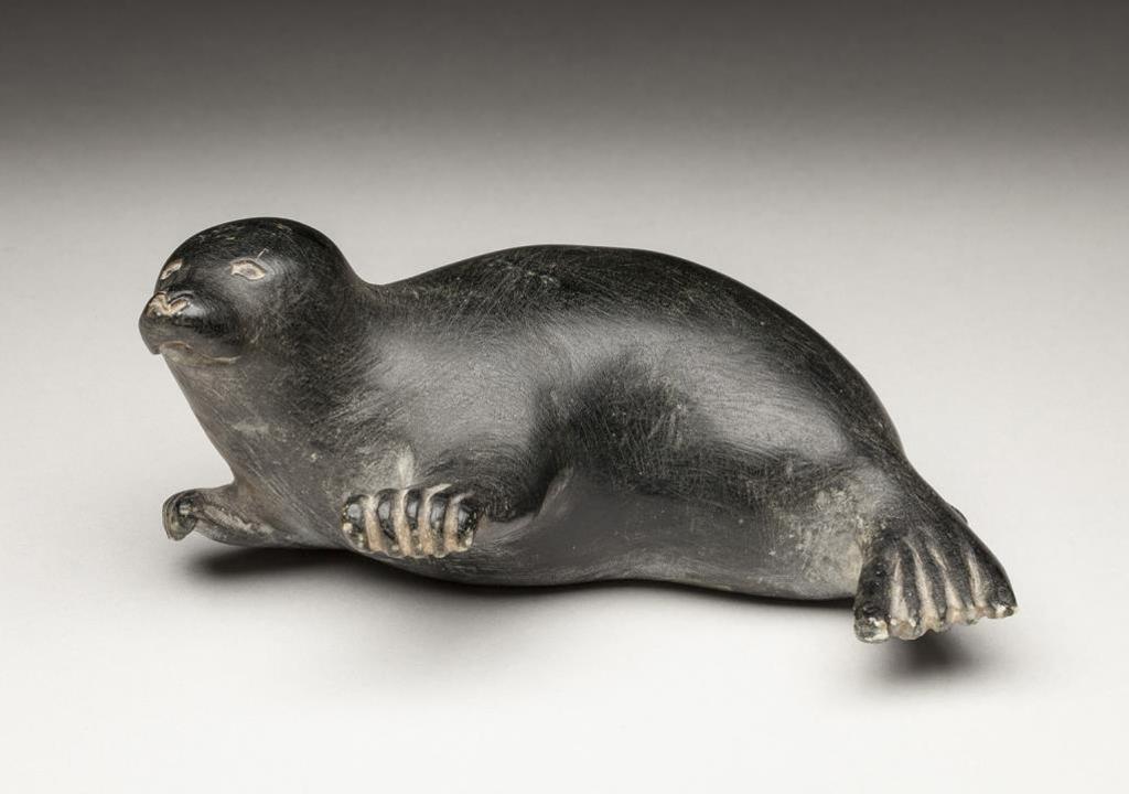 Henry Evaluardjuk (1923-2007) - Reclining Seal