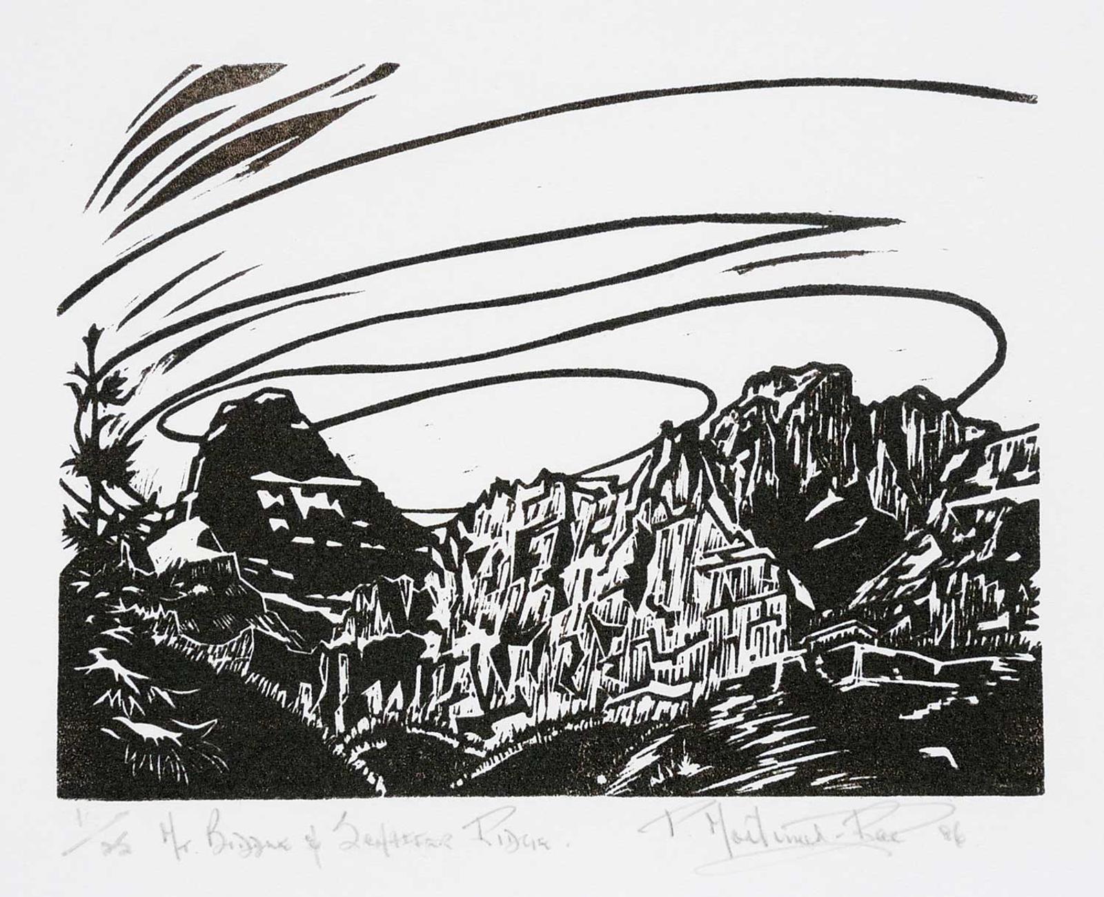Peter Mortimer-Rae (1931) - Mt. Biddle and Schaffer Ridge  #1/25