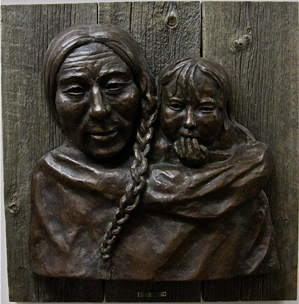 Harold Sampson Pfeiffer (1908-1997) - Eskimo Mother And Child