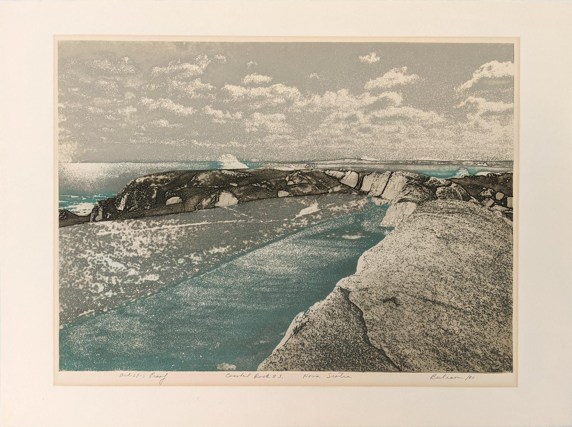 Edward John (Ted) Bartram (1938-2019) - Coastal Rock No. 3, Nova Scotia, 1980