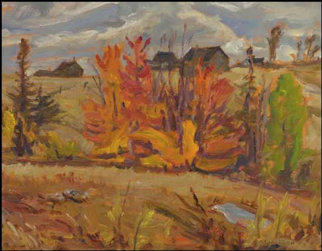 Alexander Young (A. Y.) Jackson (1882-1974) - Autumn in the Quebec Hills