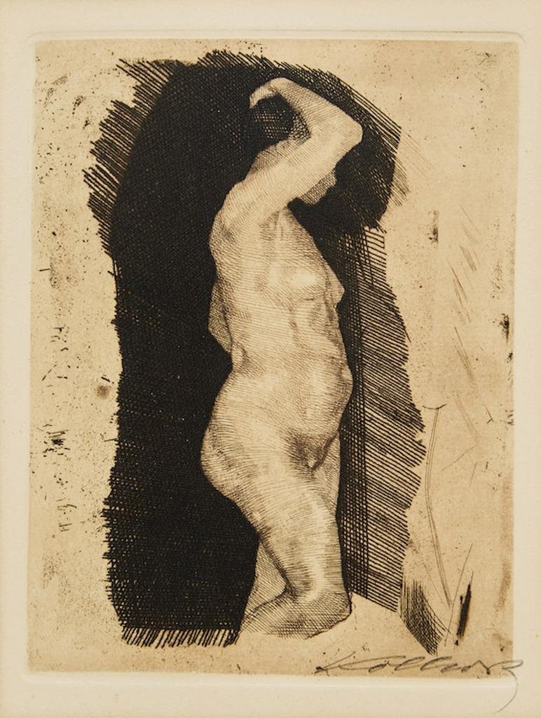 Käthe Kollwitz (1867-1945) - Stehender weiblicher Akt (Standing Nude Figure)