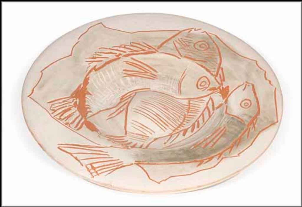 Pablo Ruiz Picasso (1881-1973) - Trois poissons sur fond gris (A.R. 396)