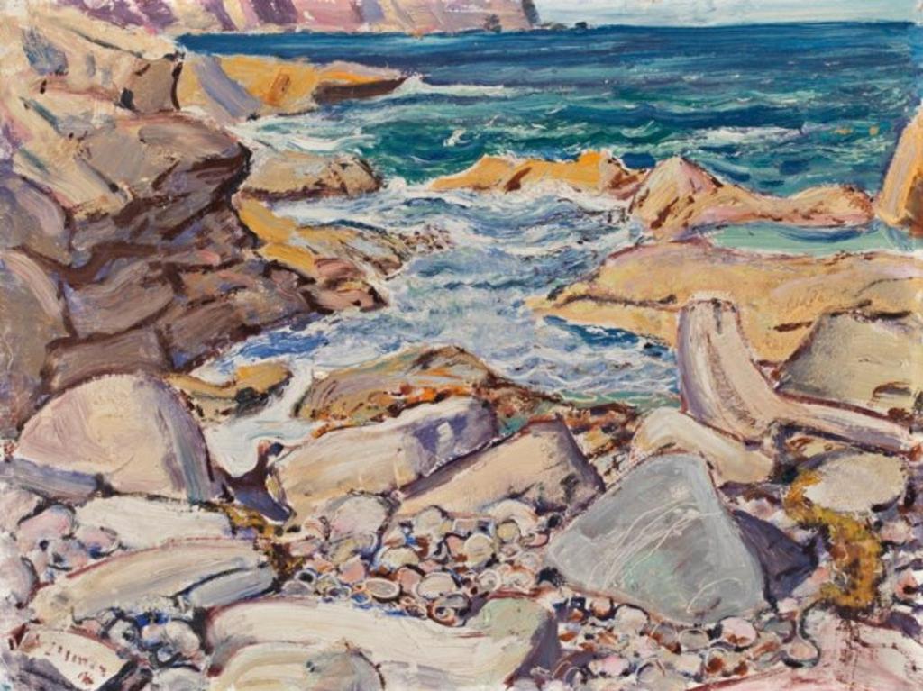 Arthur Lismer (1885-1969) - Stony Shore, Cape Breton Island