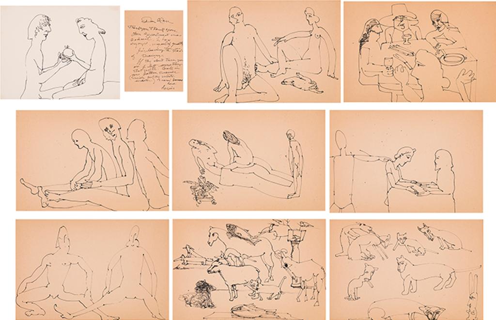 Louis de Niverville (1933-2019) - Portfolio of Sketches