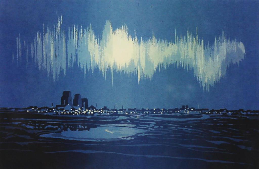 George Weber (1907-2002) - Northern Lights #4; 1979