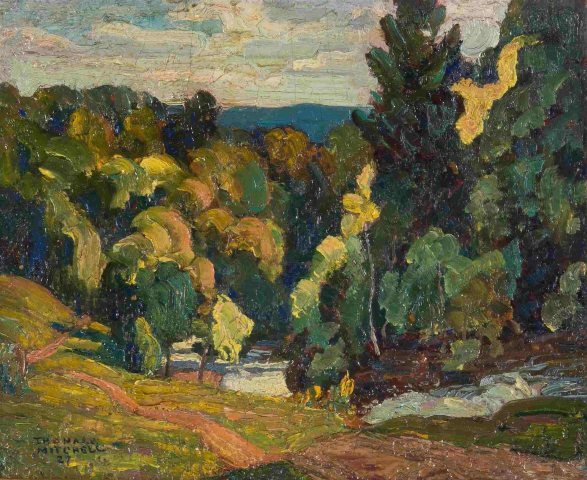 Thomas Wilberforce Mitchell (1879-1958) - Bucks Rapids, Haliburton County