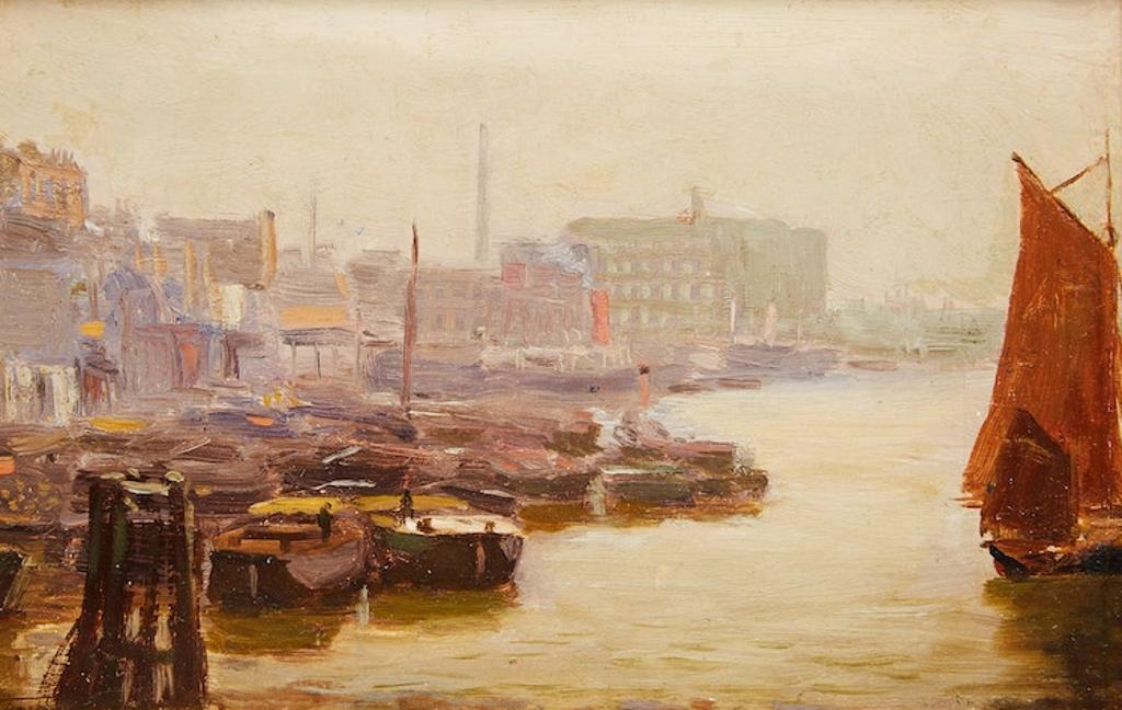 Frederic Martlett Bell-Smith (1846-1923) - Harbour Under Fog