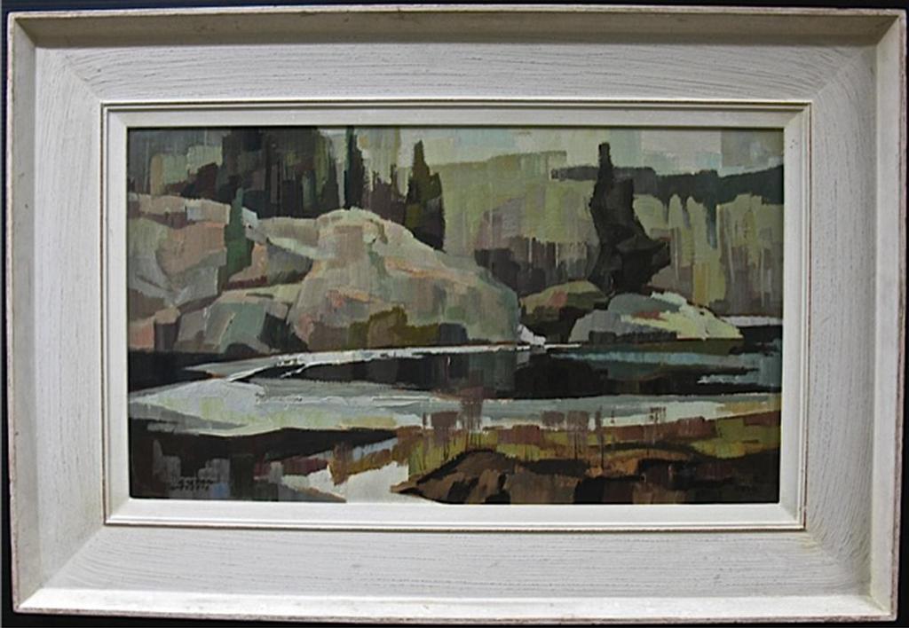 Hilton MacDonald Hassell (1910-1980) - Last Ice, Old Woman River, L. Superior