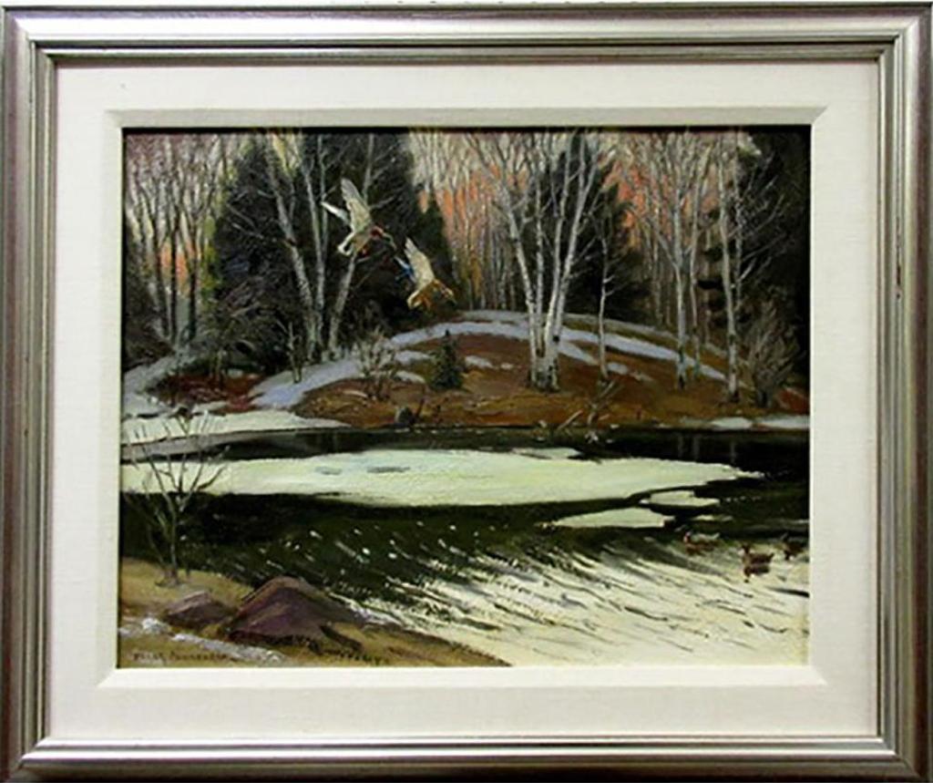 Frank Shirley Panabaker (1904-1992) - Ducks In Winter