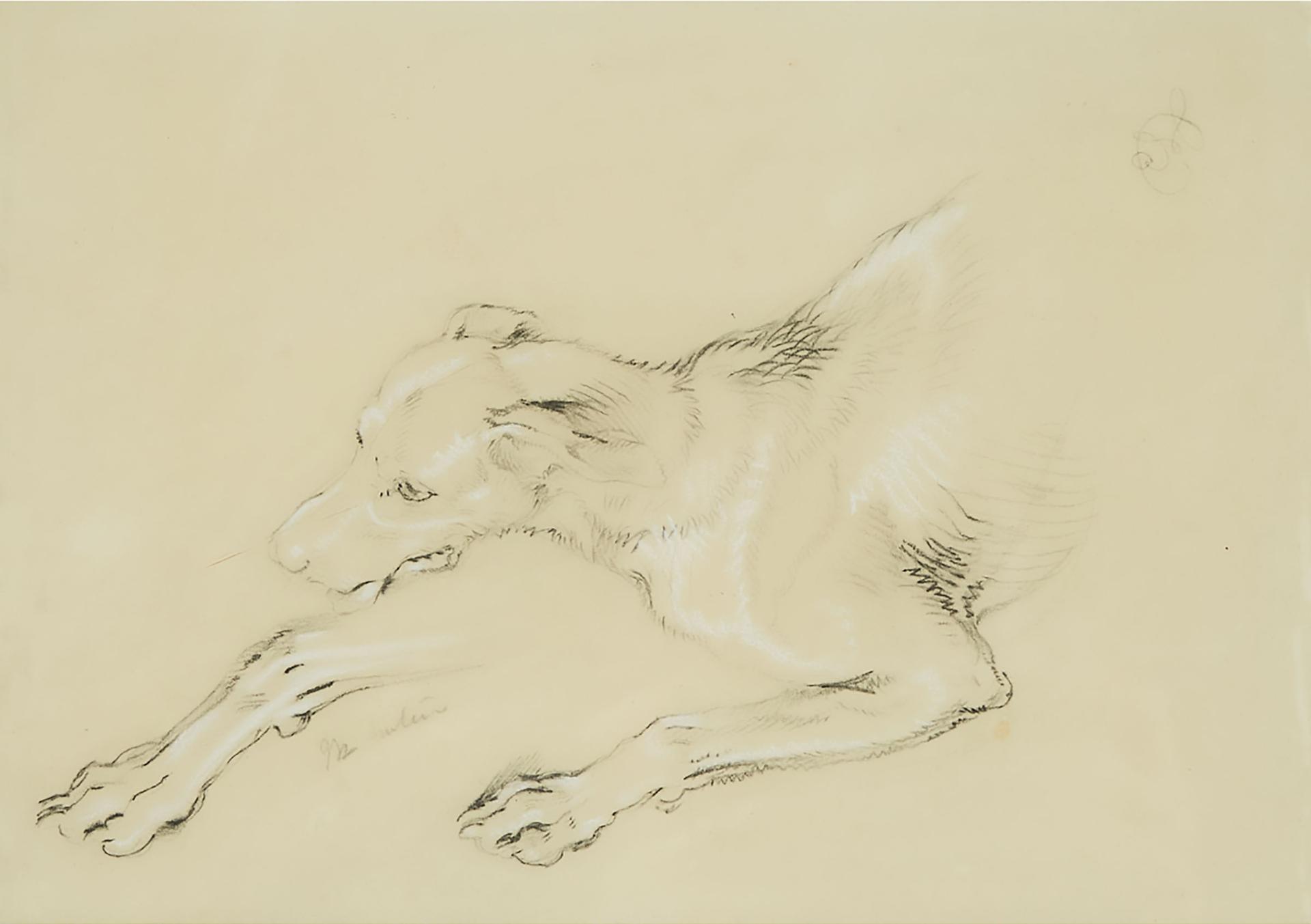 Sir Edwin Henry Landseer (1802-1873) - Sketch Of A Dog
