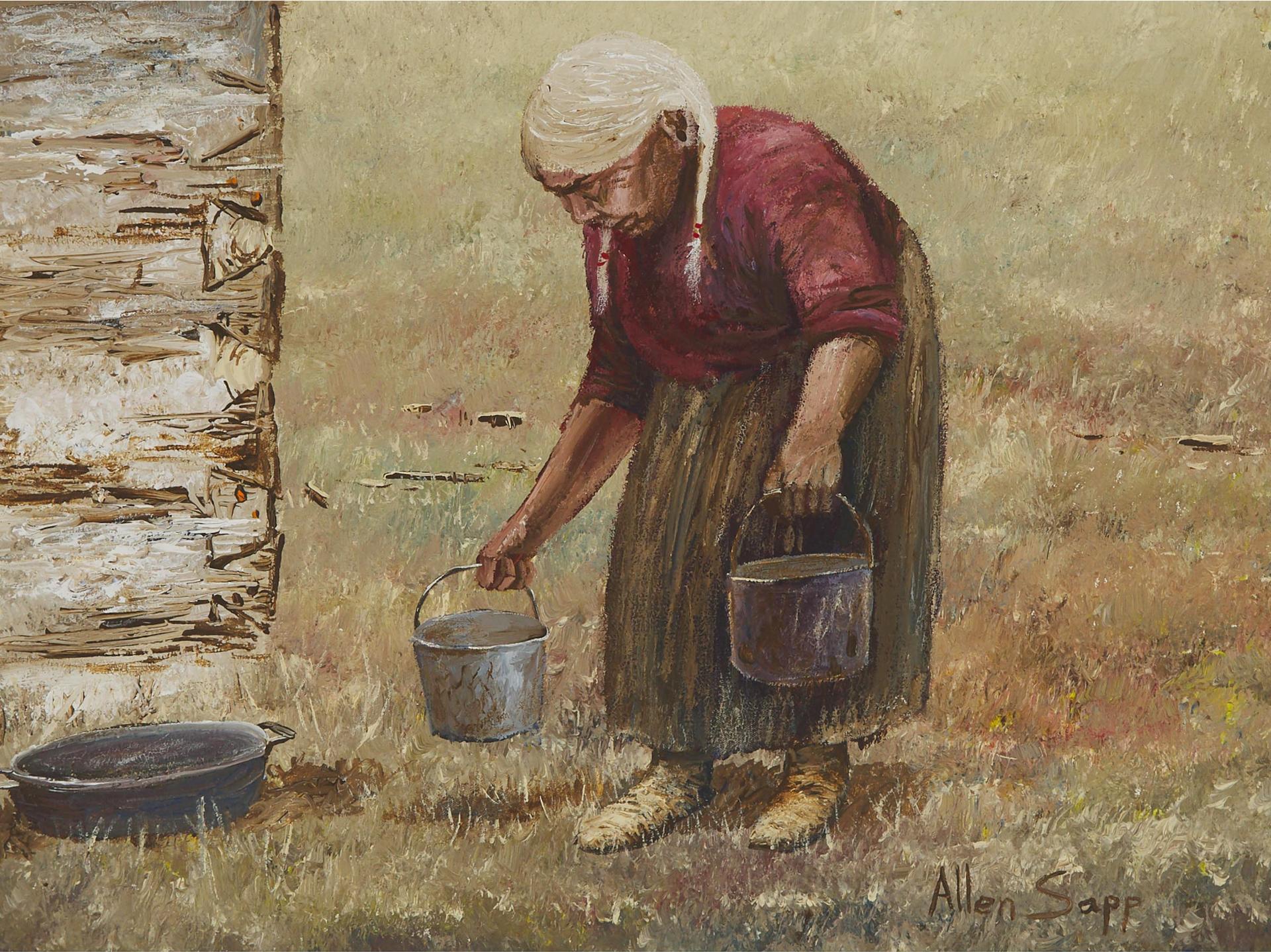 Allen Fredrick Sapp (1929-2015) - To Catch Rainwater