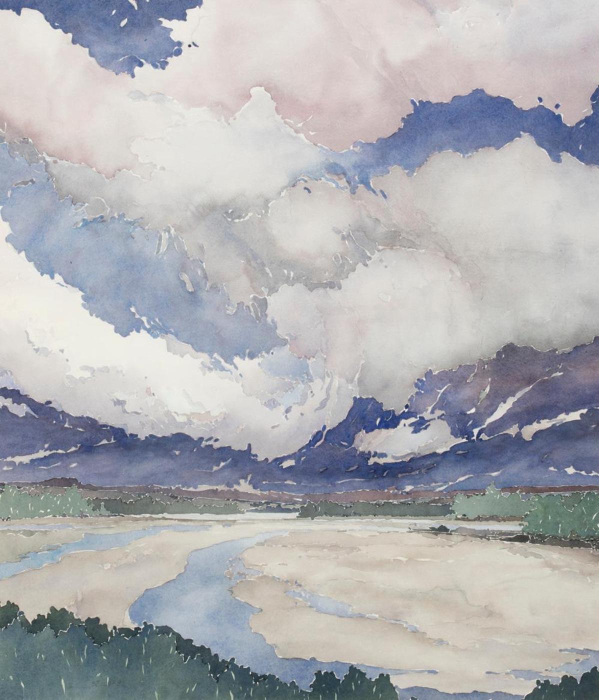 Darrell Bell (1959-2021) - Clouds and Sand, Qu'Appelle