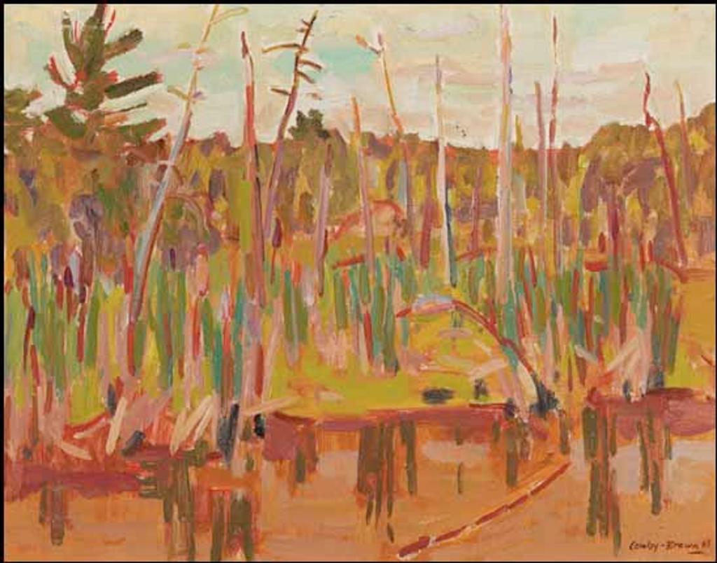 Patrick George Cowley-Brown (1918-2007) - Orange and Brown Trees