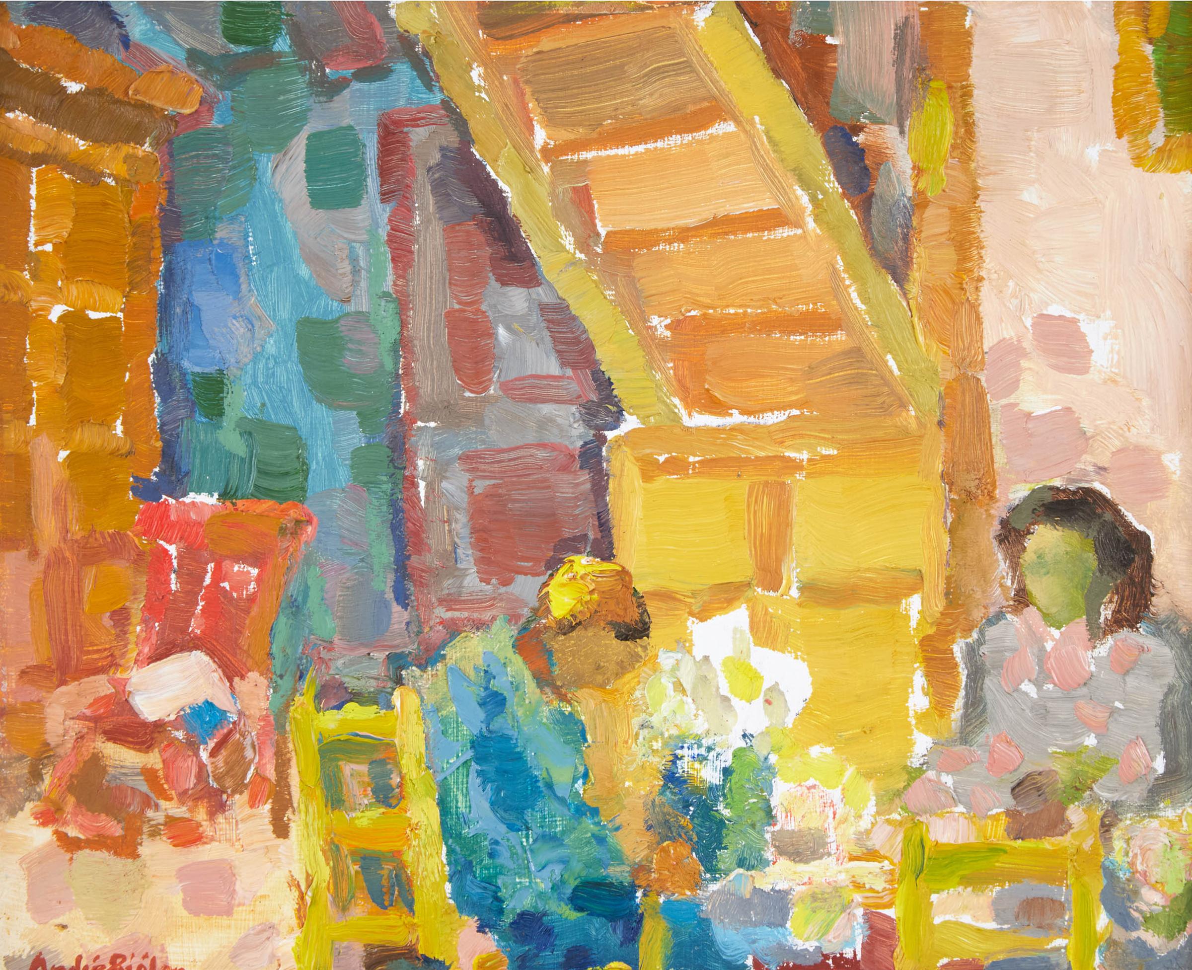 André Charles Biéler (1896-1989) - Déjeuner À St-Sauveur, 1977