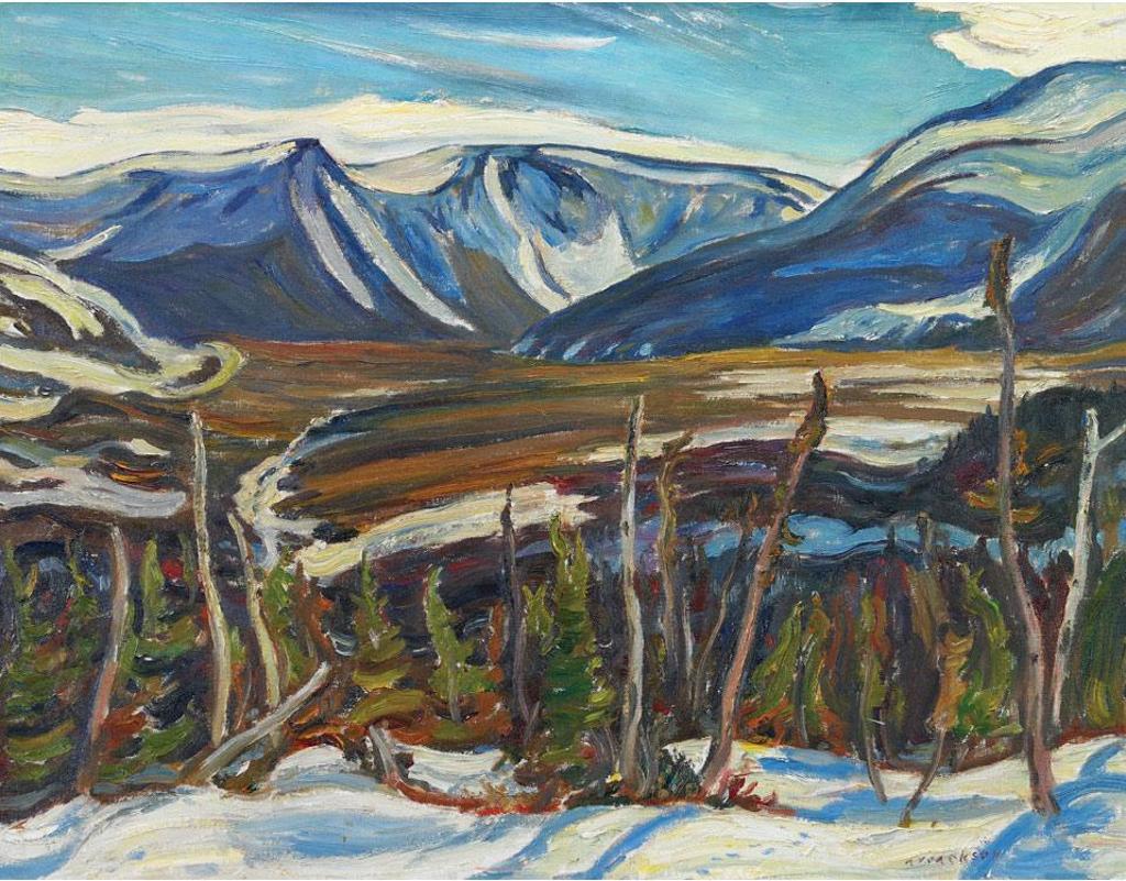 Alexander Young (A. Y.) Jackson (1882-1974) - The Gaspe Near Mont-Joli, 1953