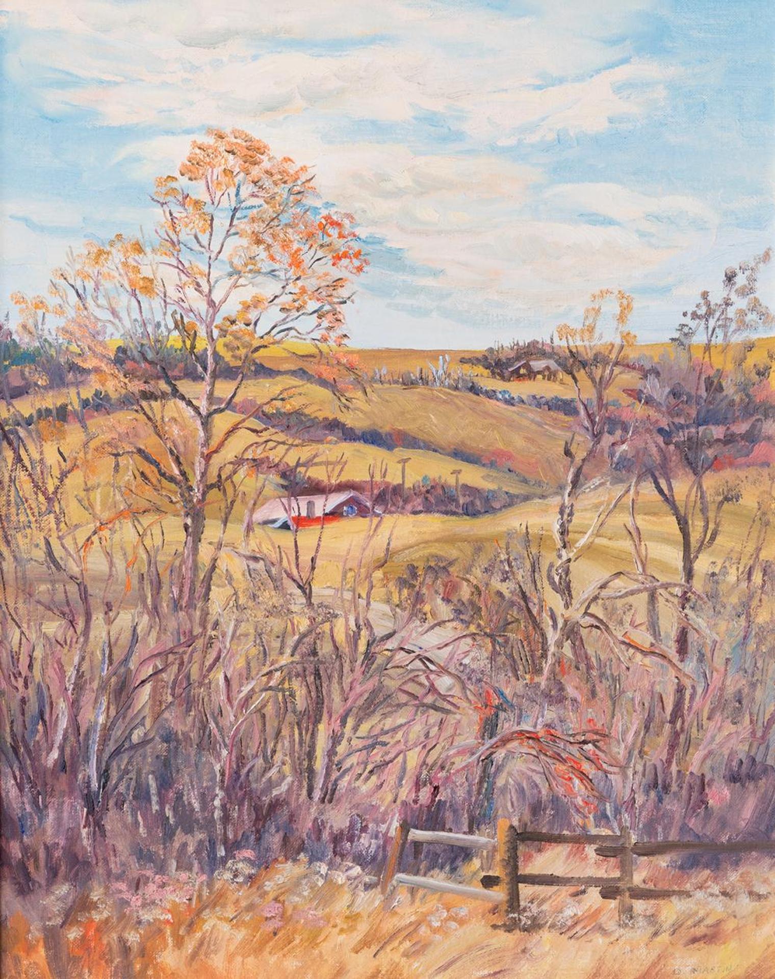 Dorothy Martin (1909-1984) - Lumsden Hills, October