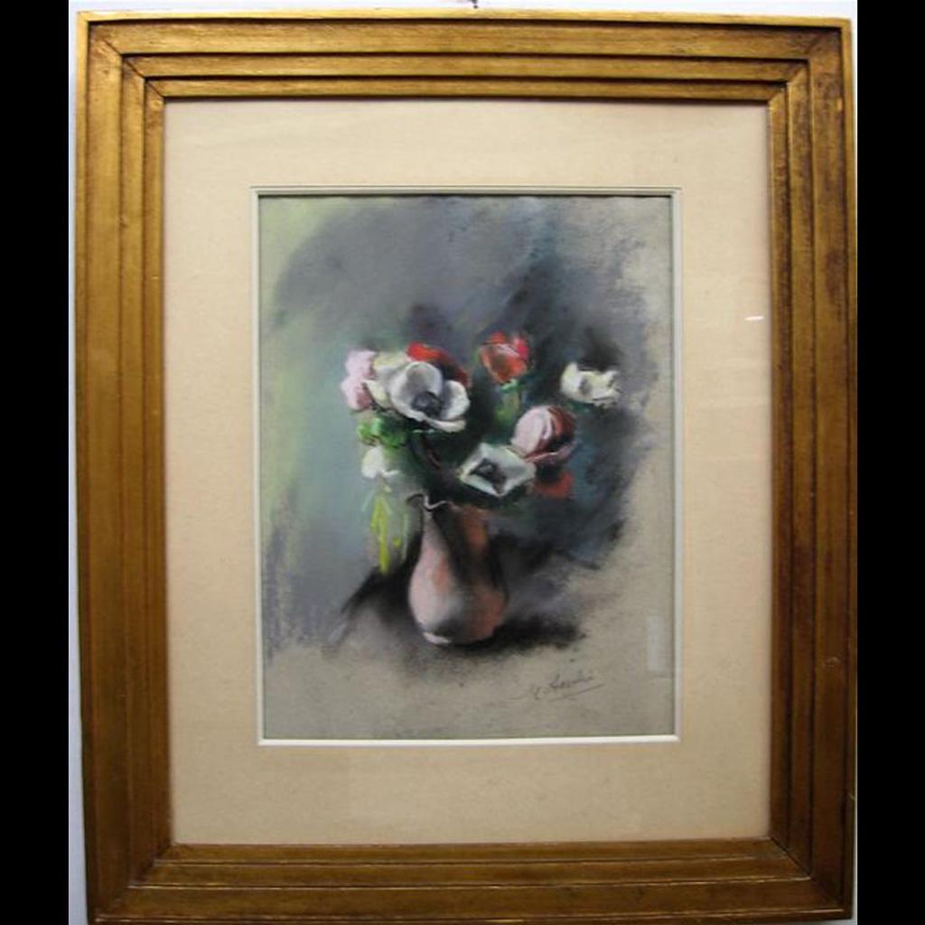 Maurice Asselin (1882-1947) - Poppies In Ceramic Vase