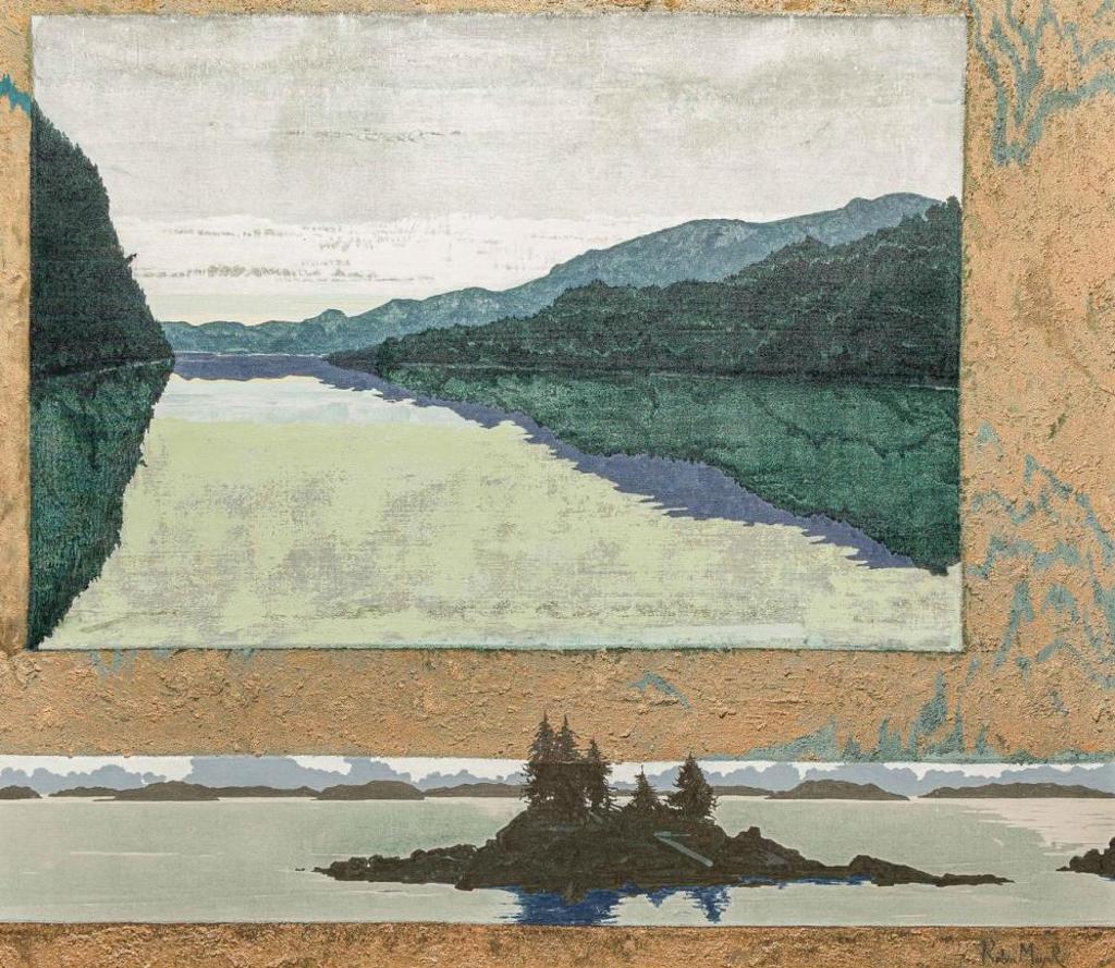 Robin C. Mayor (1937) - Untitled - Mountain and Lake