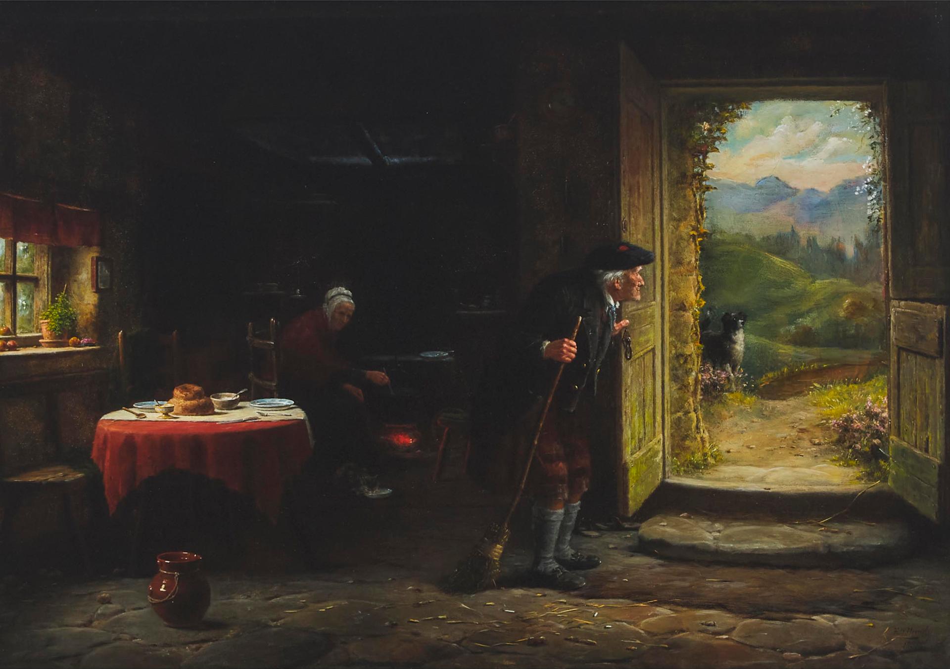 Frederick Daniel Hardy (1826-1911) - The Unexpected Visitor