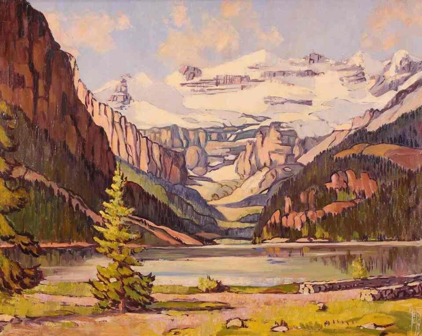 Alec John Garner (1897-1995) - Lake Louise