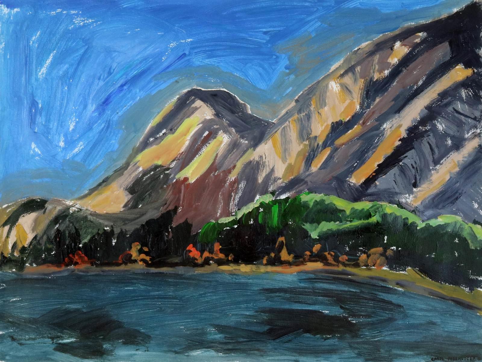 Carol Perehudoff (1960) - Mountain Landscape