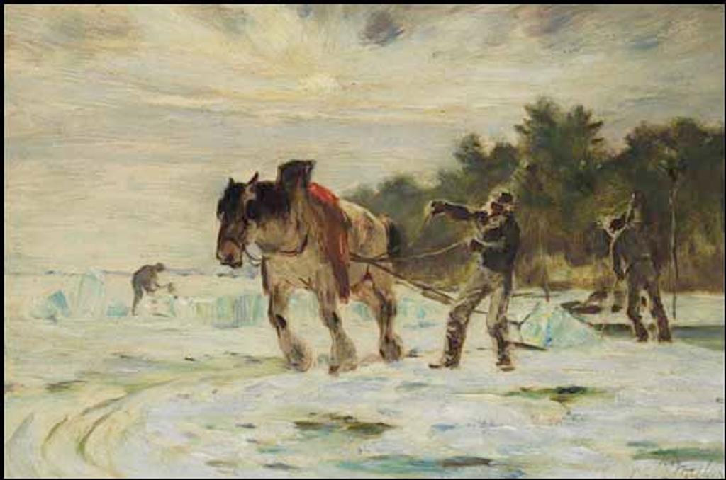 Horatio Walker (1858-1938) - The Ice Cutters, Île d'Orléans