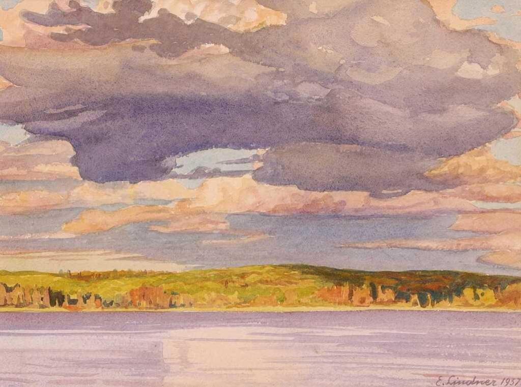 Ernest Friedrich Lindner (1897-1988) - Clouds Over Emma Lake; 1937