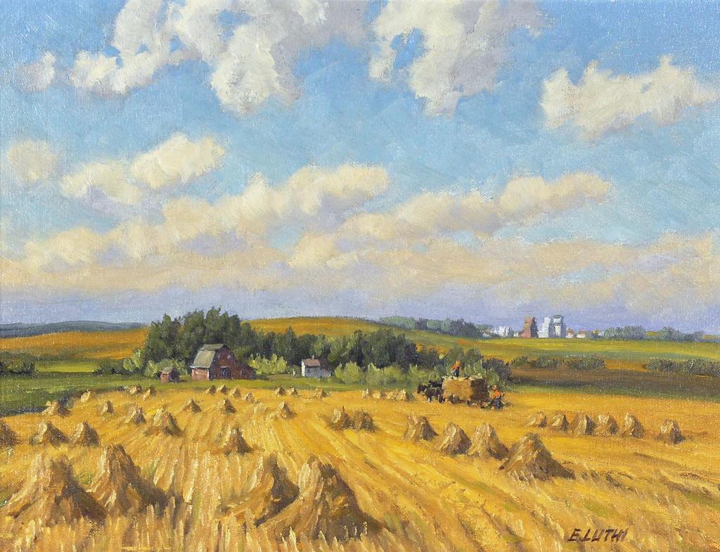 Ernest (Ernie) Luthi (1906-1983) - Harvest Near Carmel