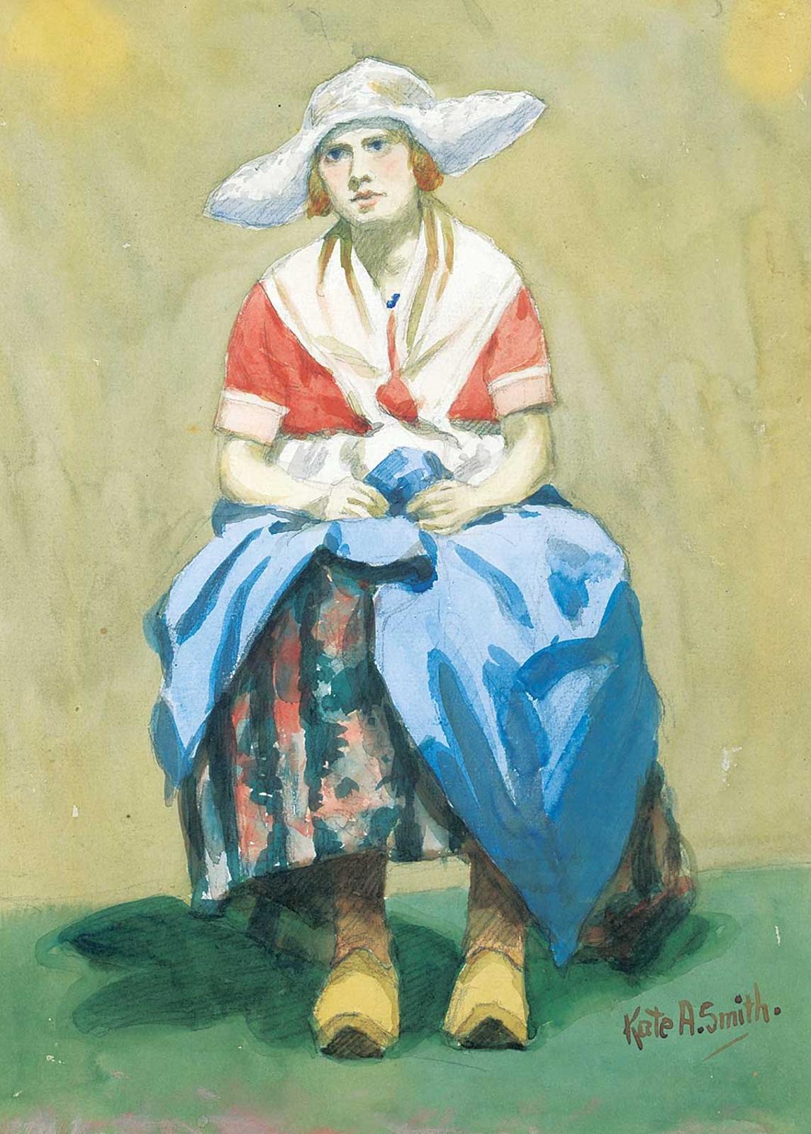 Kate Adeline Smith Hoole (1878-1949) - Untitled - Dutch Girl