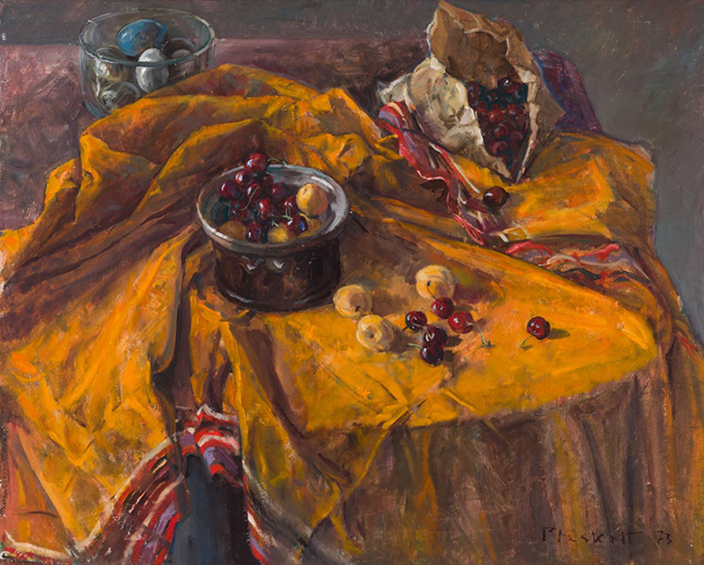 Joseph (Joe) Francis Plaskett (1918-2014) - Cherries and Apricots