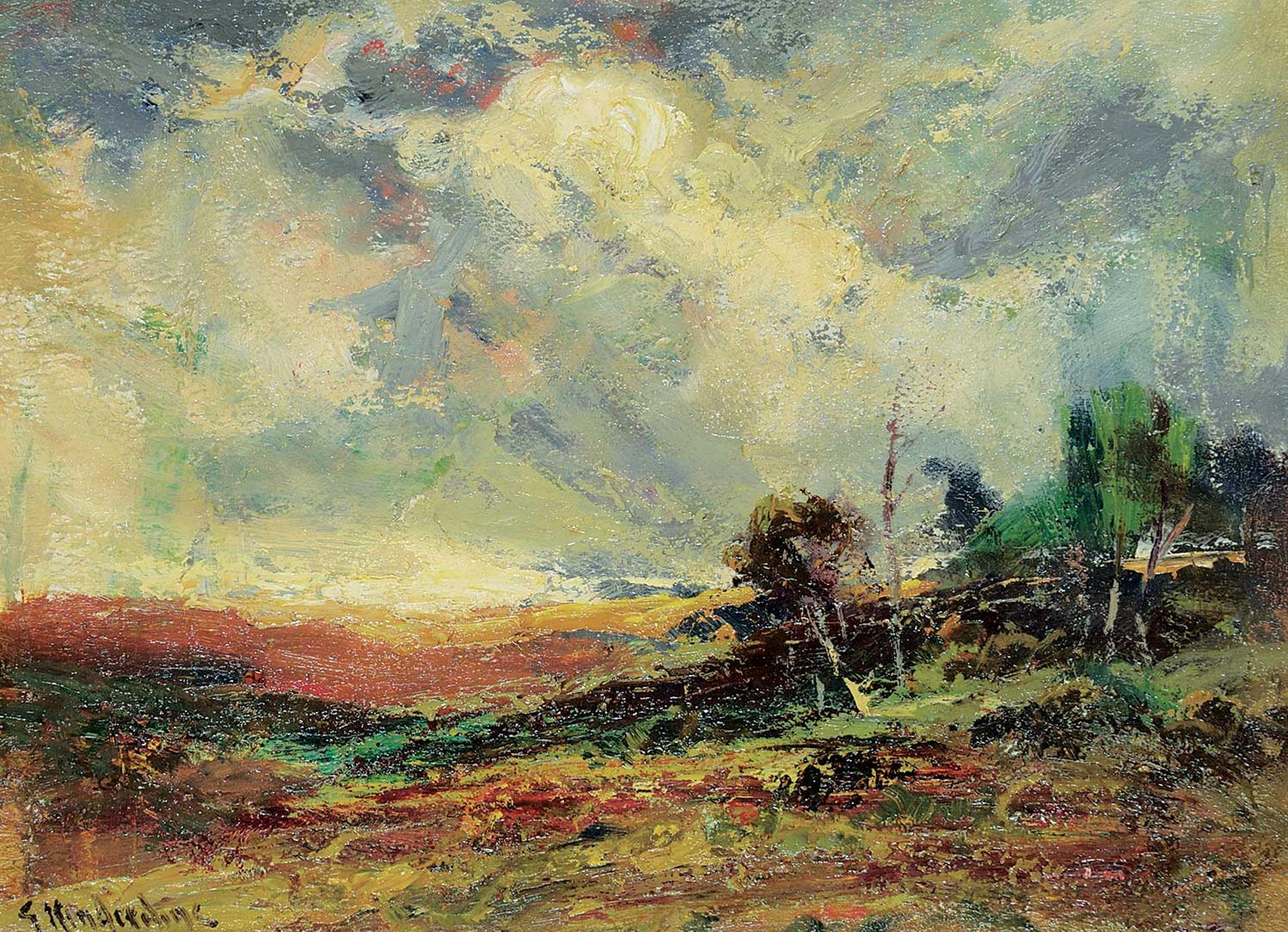 Augustus Frederick Lafosse (Gus) Kenderdine (1870-1947) - Untitled - Storm Approaching