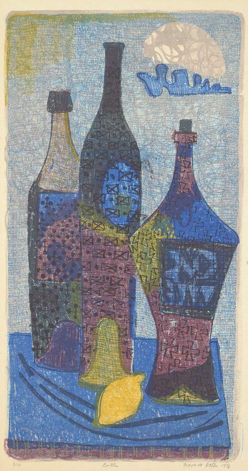 Maxwell Bennett Bates (1906-1980) - Bottles  #3/14