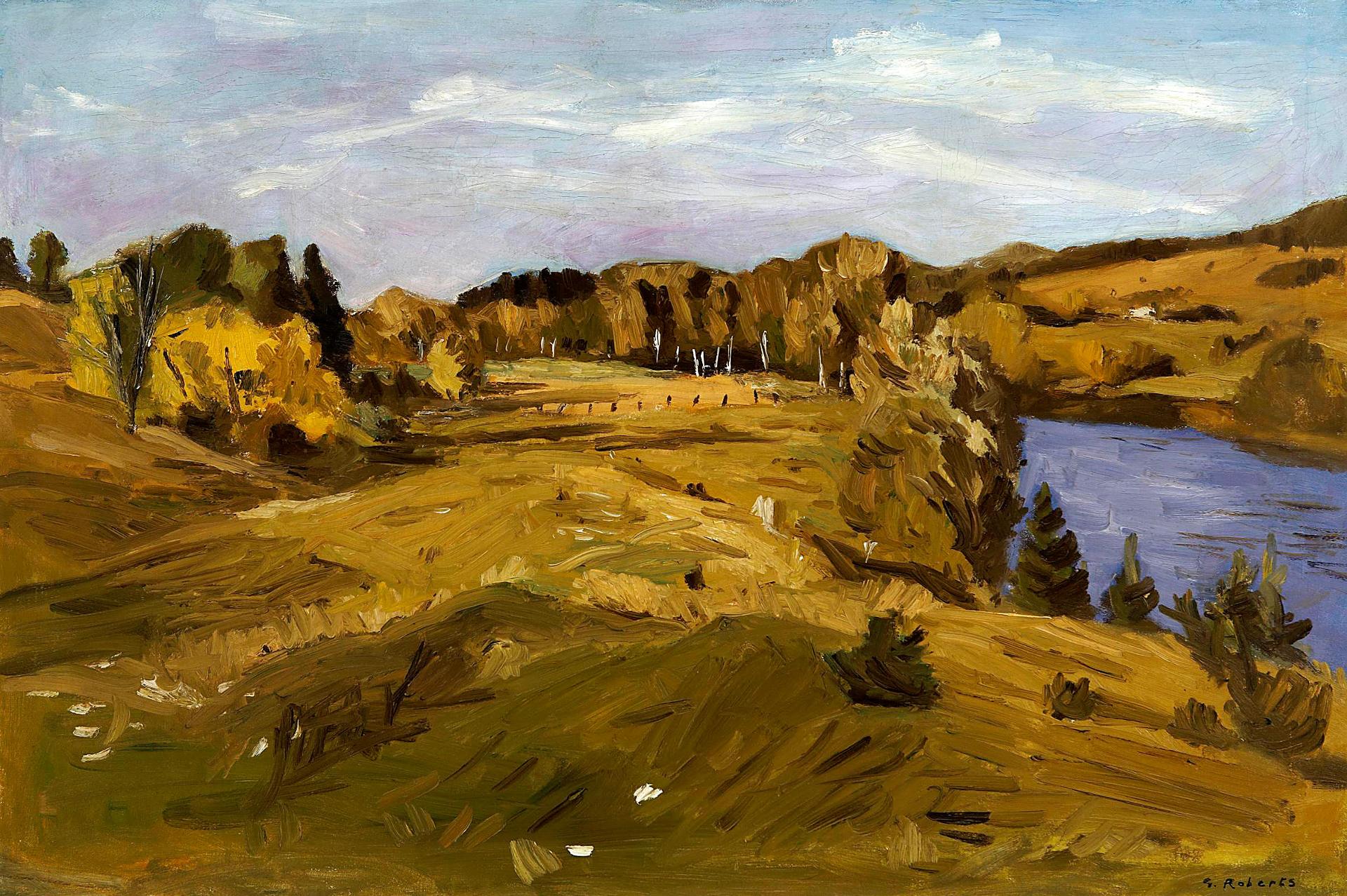 William Goodridge Roberts (1921-2001) - The Valley of the Gouffre River, Baie St.Paul