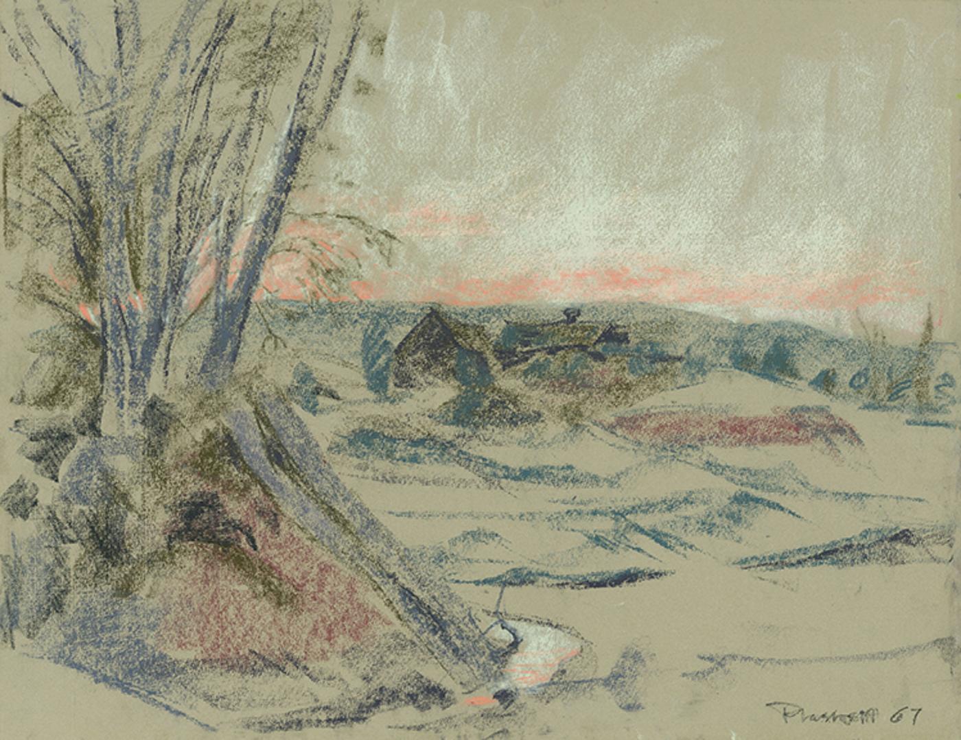 Joseph (Joe) Francis Plaskett (1918-2014) - House in the Countryside