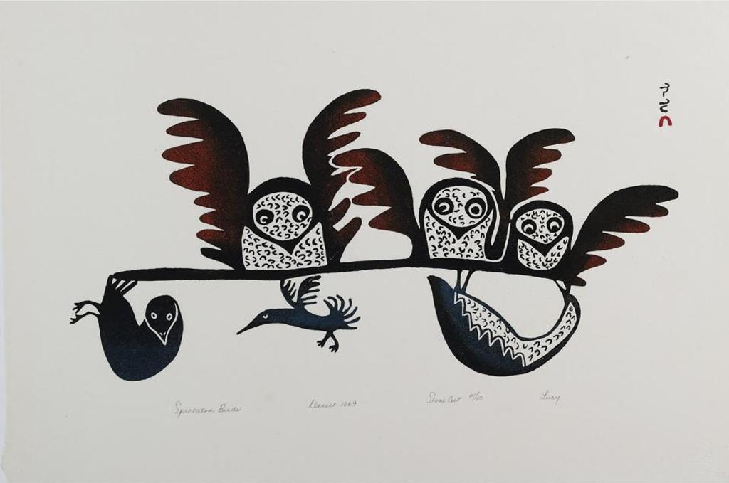 Lucy Qinnuayuak (1915-1982) - Spectator Birds