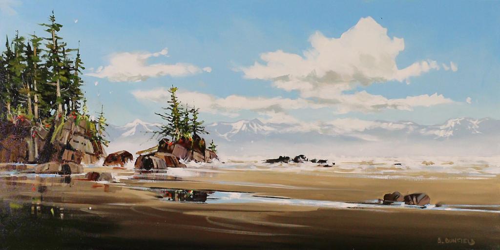 Allan Dunfield (1950) - In A Moment (A Fresh Day On A Vancouver Island Beach); 2017