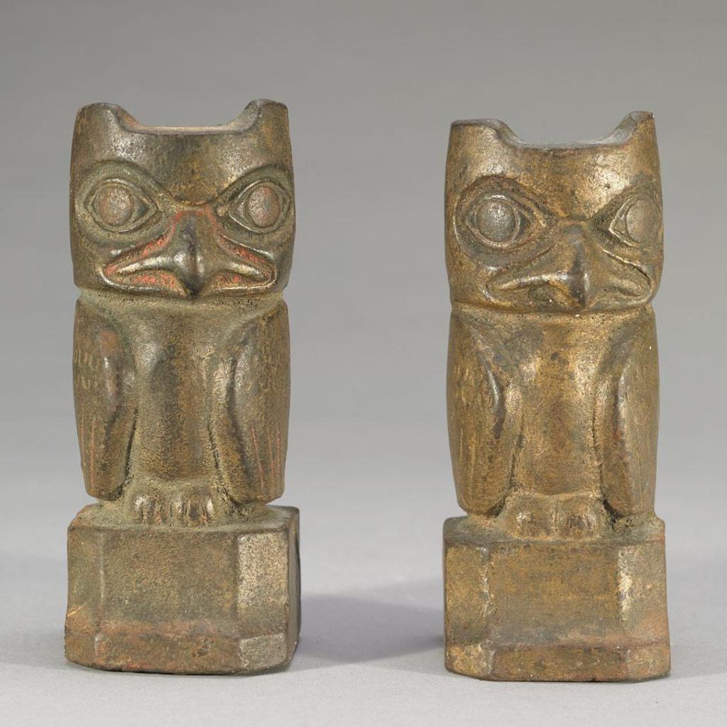 Florence Wyle (1881-1968) - Owl Bookends