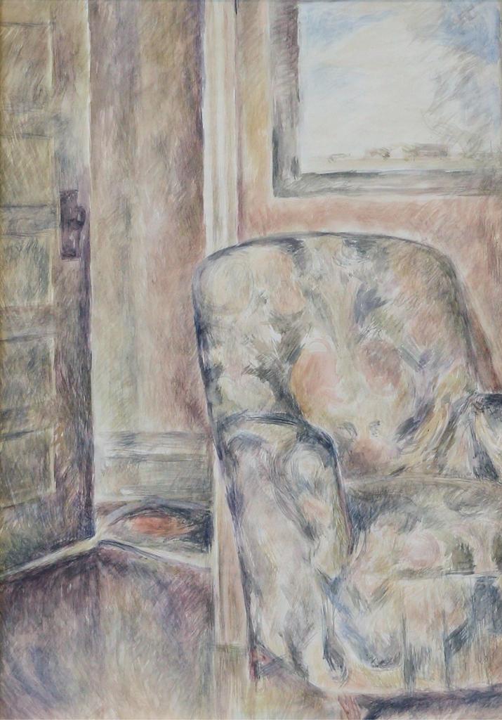 Lionel Lemoine FitzGerald (1890-1956) - Interior Scene, Chair By A Window