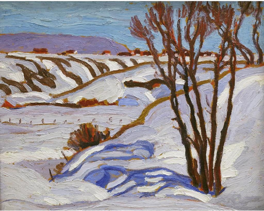 Randolph Stanley Hewton (1888-1960) - Winter Near Charlevoix