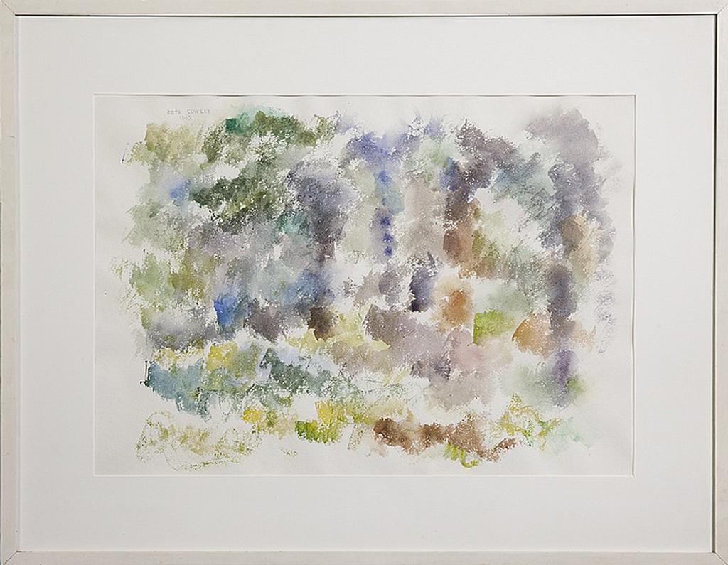 Reta Madeline Cowley (1910-2004) - Untitled - Untitled (Colourful Abstract Landscape)