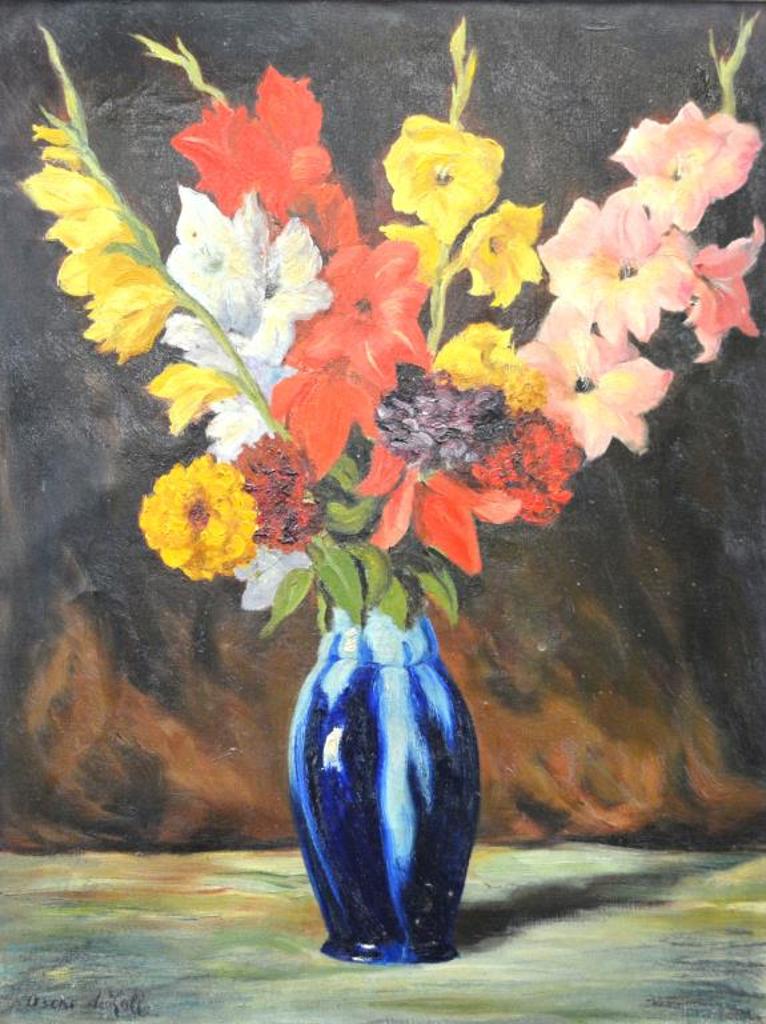 Oscar Daniel de Lall (1903-1971) - Still life with Vase of Flowers