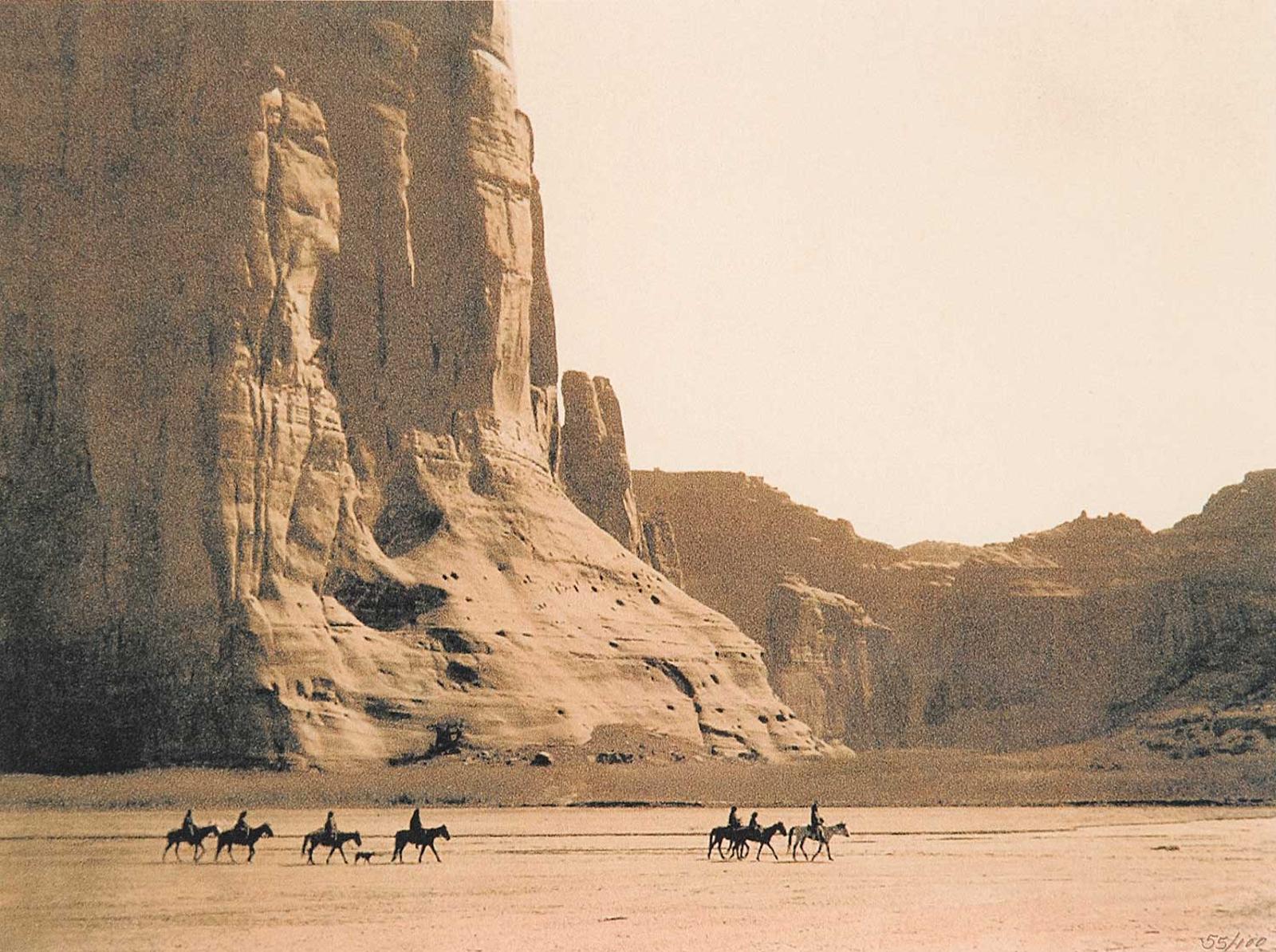 Edward Sherrif Curtis (1868-1952) - Canon De Chelly Navajo  #55/100