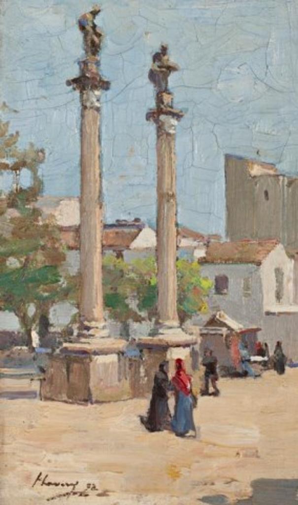 Sir John Lavery (1856-1941) - Alameda de Hercules, Seville, Spain