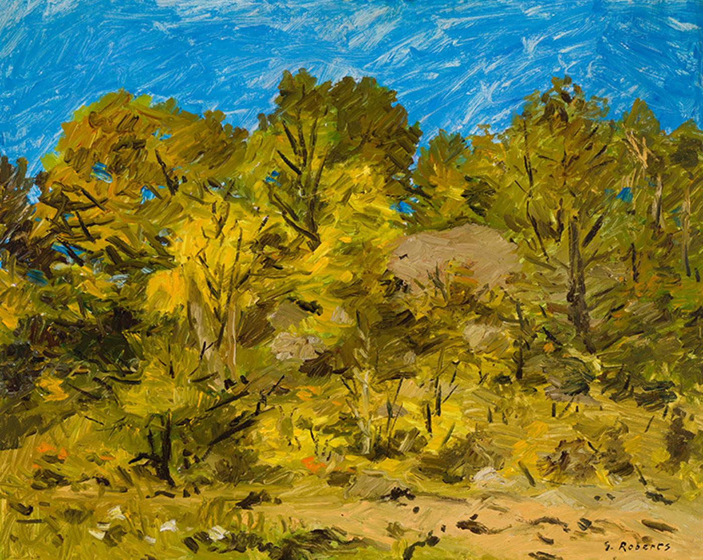 William Goodridge Roberts (1921-2001) - Yellow Trees and Blue Sky