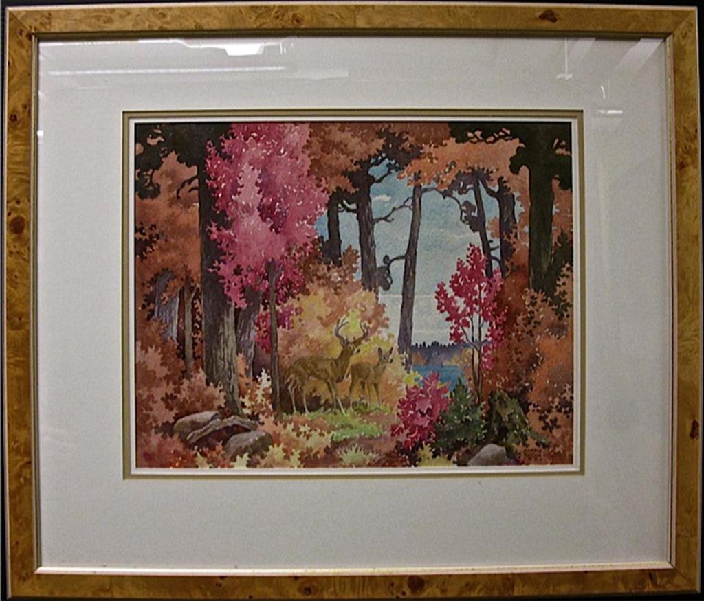 Barrie Rennie (1895-1965) - In The Autumn Woods