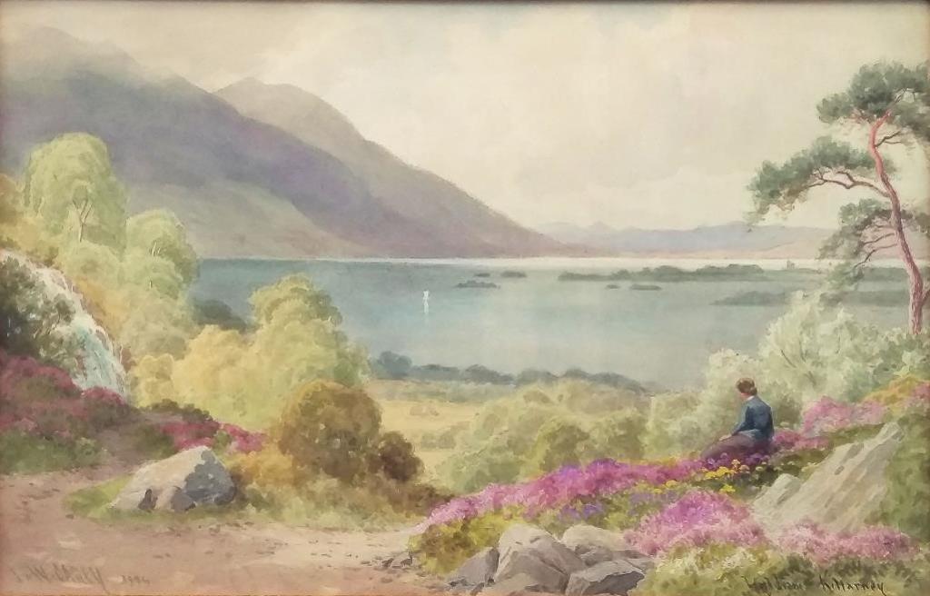 Joseph William Carey (1859-1937) - Lough Leane, Killarney, 1914