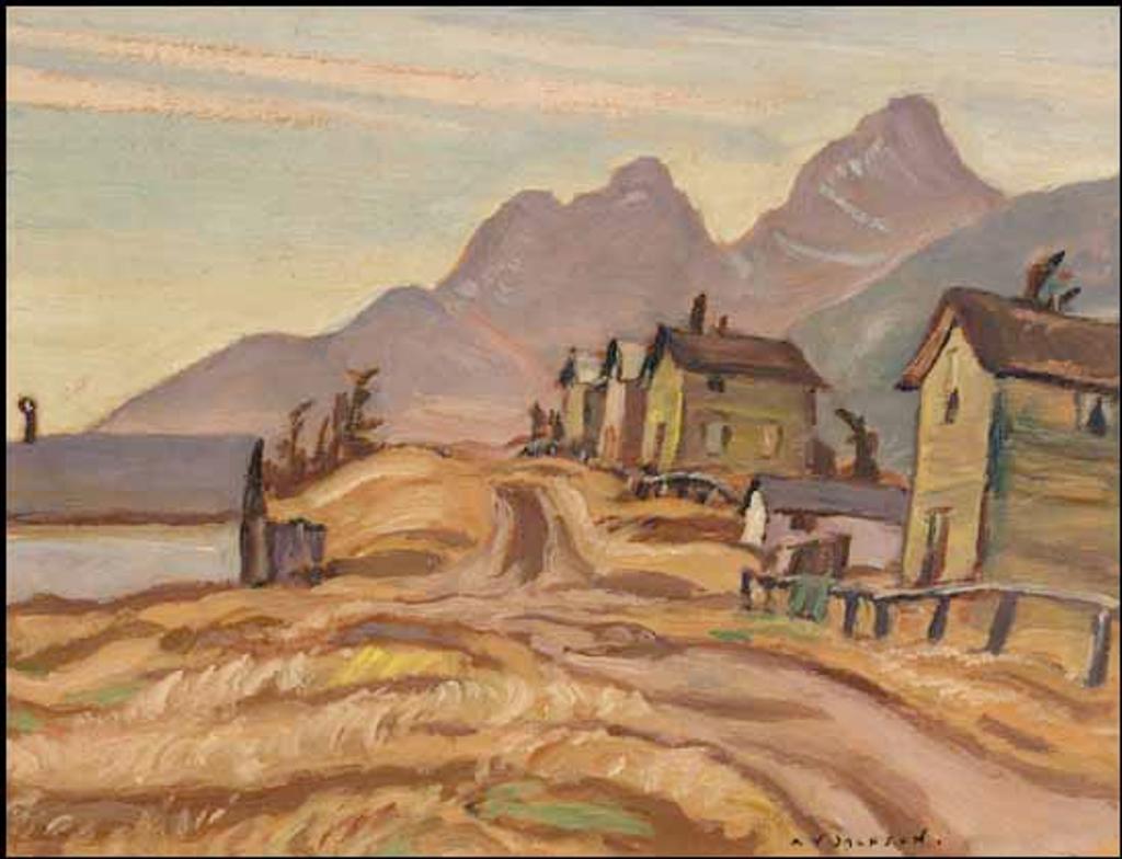 Alexander Young (A. Y.) Jackson (1882-1974) - Coal Miners' Houses, Canmore, Alberta