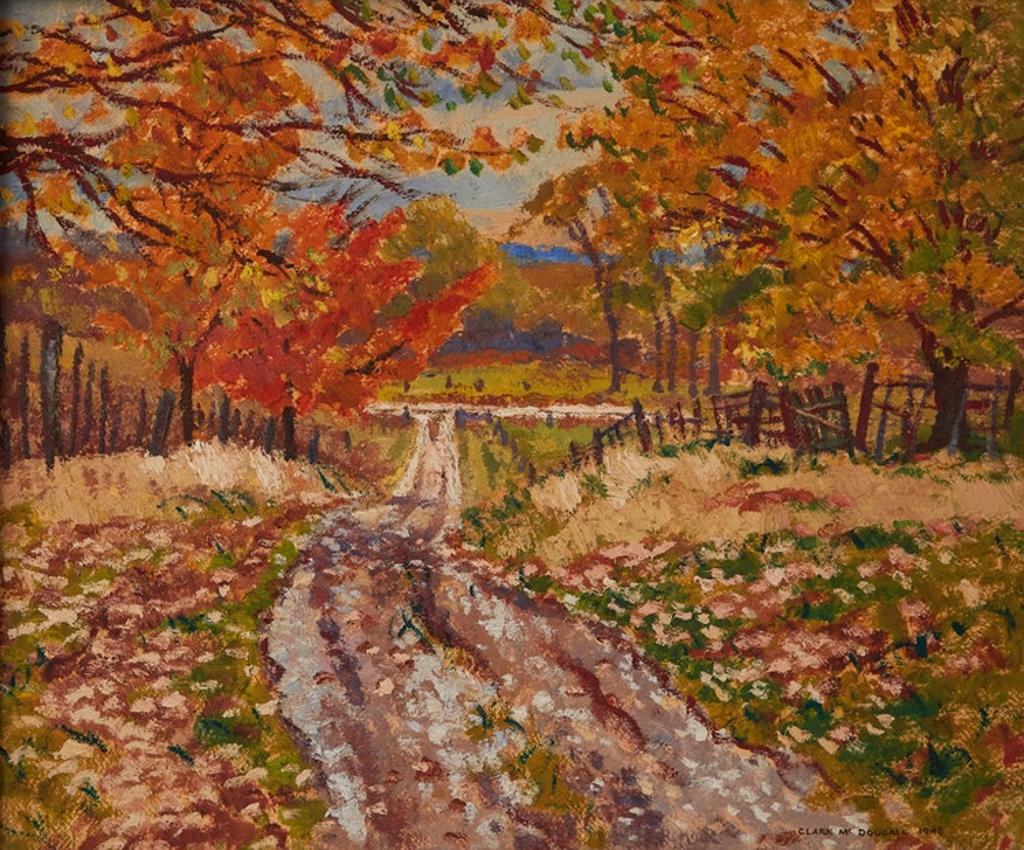 Clark Holmes Mcdougall (1921-1980) - Autumn Landsape